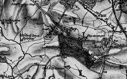 Old map of Tugby in 1899