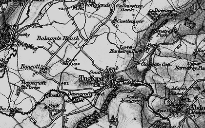 Old map of Tugford in 1899