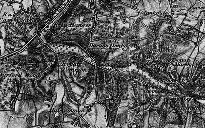 Old map of Tullecombe in 1895