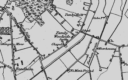 Old map of Tumby Woodside in 1899