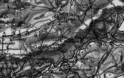 Old map of Tunley in 1898