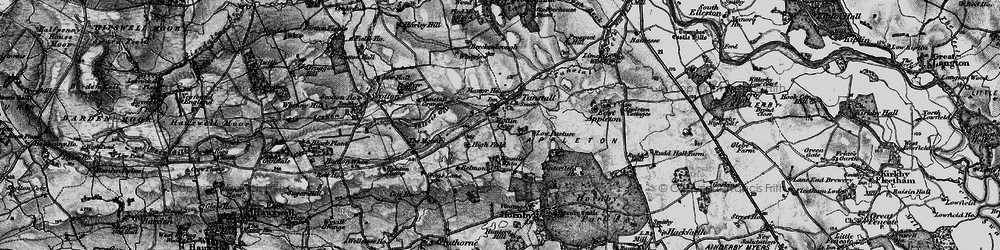 Old map of Wintylow in 1897