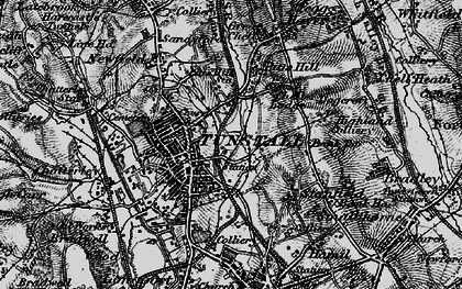 Old map of Tunstall in 1897