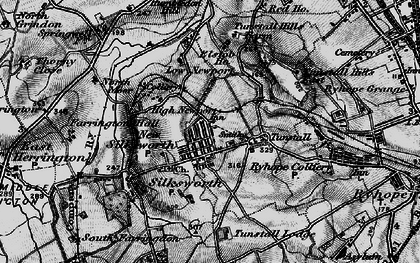 Old map of Tunstall in 1898