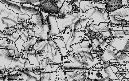 Old map of Birch Hill in 1898