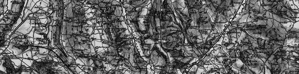 Old map of Turfmoor in 1898