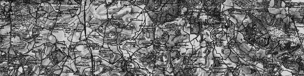 Old map of Turgis Green in 1895