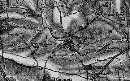 Old map of Leygore Manor in 1896