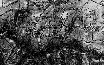 Old map of Turkey Island in 1895
