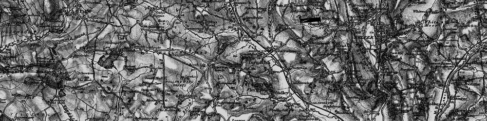 Old map of Turnditch in 1895