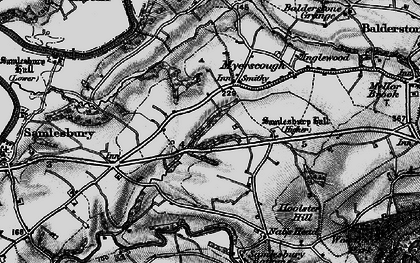 Old map of Turner Green in 1896