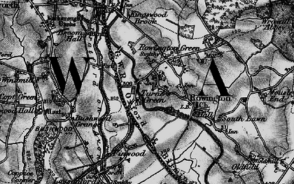 Old map of Bushwood Grange in 1898