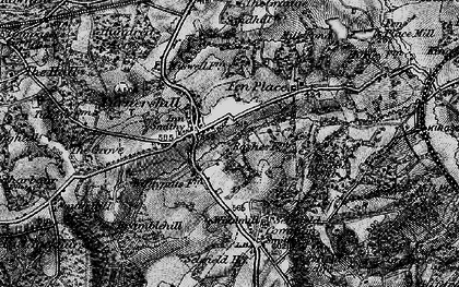 Old map of Turners Hill in 1895