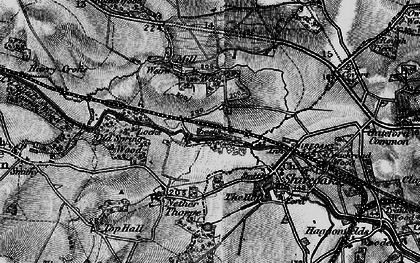 Old map of Brancliffe Grange in 1899