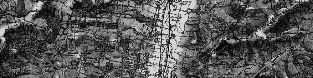 Old map of Lee Navigation in 1896