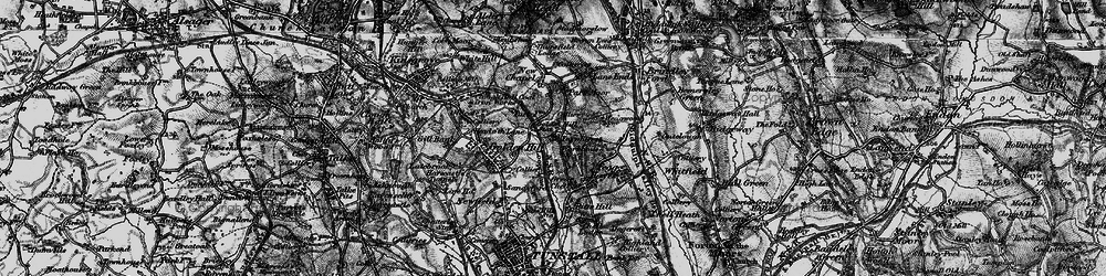 Old map of Turnhurst in 1897
