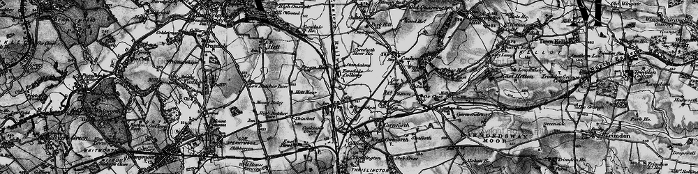Old map of Tursdale in 1898