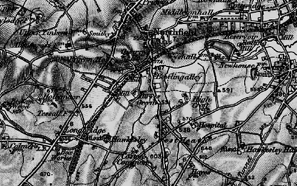 Old map of Turves Green in 1899