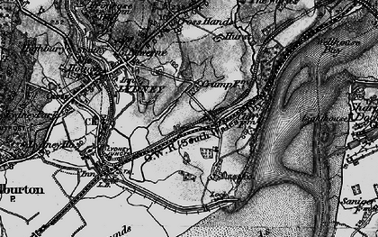 Old map of Black Rock in 1897