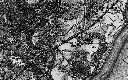 Old map of Tutshill in 1897