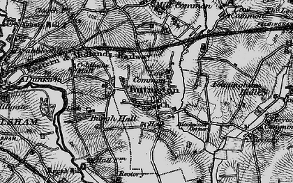 Old map of Tuttington in 1898