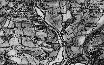 Old map of Tutwell in 1896