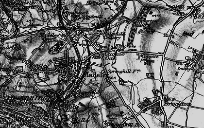 Old map of Tweedale in 1899