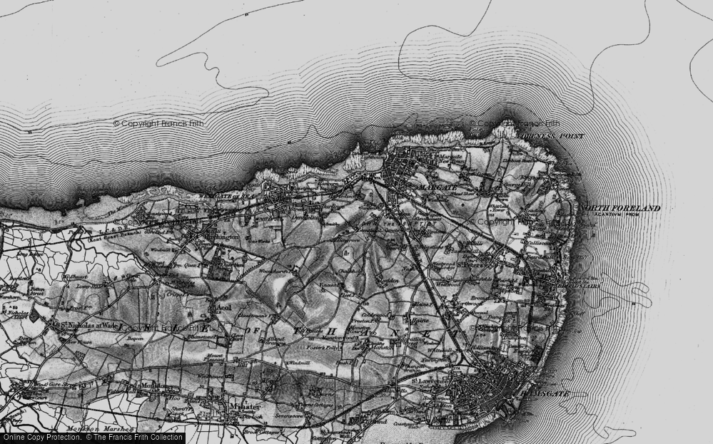 Old Map of Twenties, 1895 in 1895
