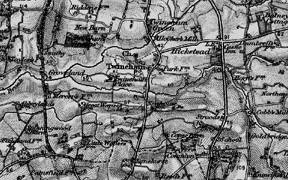 Old map of Lanehurst in 1895