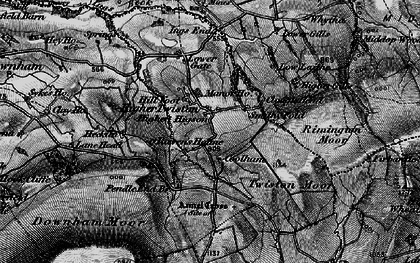 Old map of Twiston in 1898