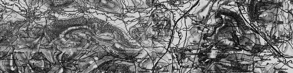 Old map of Twitchen in 1899