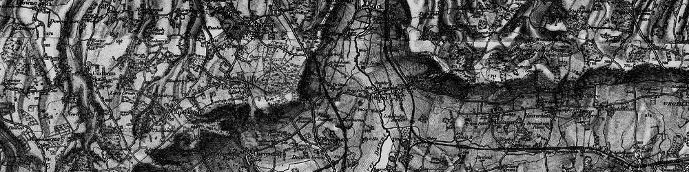 Old map of Wickham Field in 1895