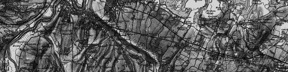 Old map of Ambley Wood in 1895