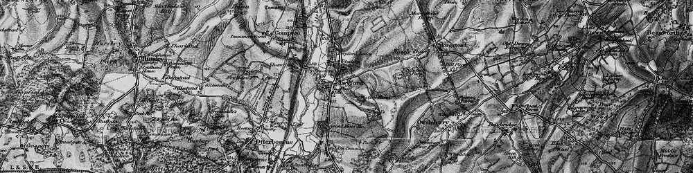 Old map of Twyford in 1895