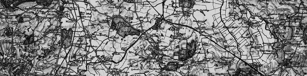 Old map of Twyford in 1897