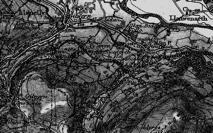 Old map of Twyn-Allws in 1897
