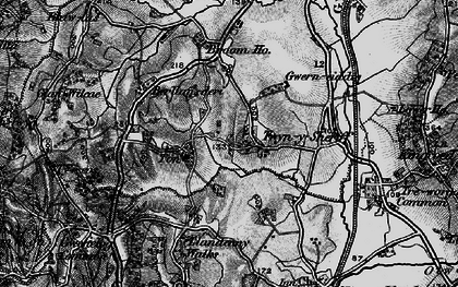 Old map of Twyn-y-Sheriff in 1897