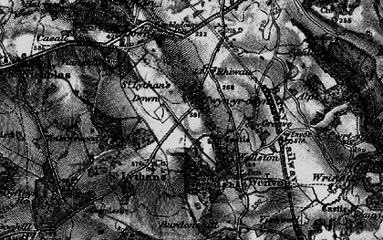 Old map of Twyn-yr-odyn in 1898