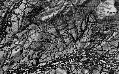 Old map of Twynmynydd in 1898