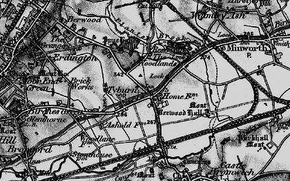 Old map of Tyburn in 1899