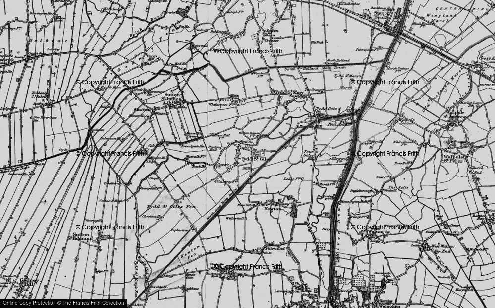Old Map of Historic Map covering Barton Holt in 1898