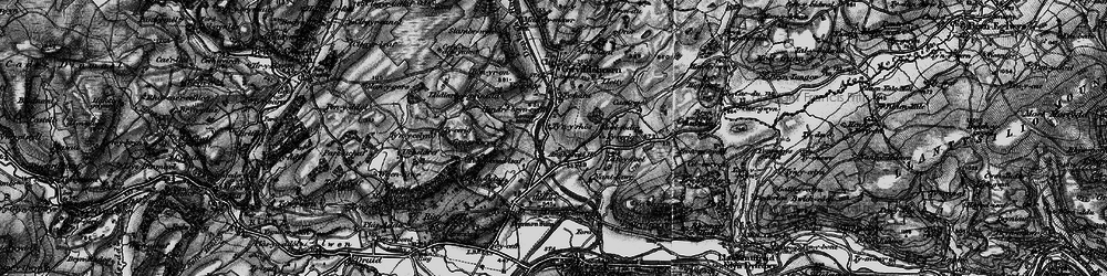 Old map of Tyncelyn in 1898