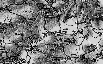 Old map of Tye Green in 1895