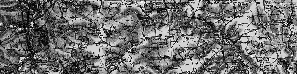 Old map of Tye Green in 1895