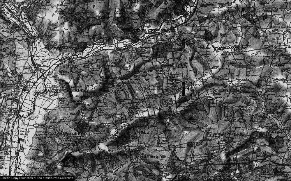 Old Map of Tye Green, 1896 in 1896