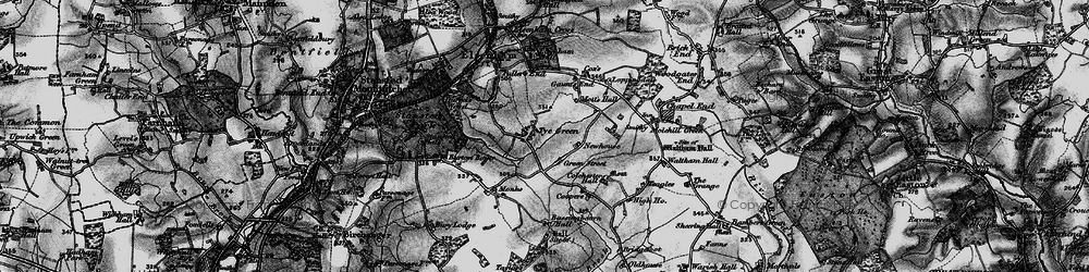 Old map of Tye Green in 1896