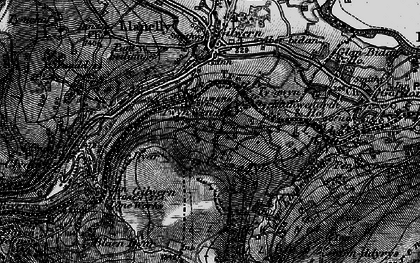 Old map of Tyla in 1897