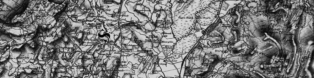 Old map of Tyn'reithin in 1898