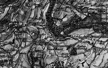 Old map of Tyn-y-coed in 1897