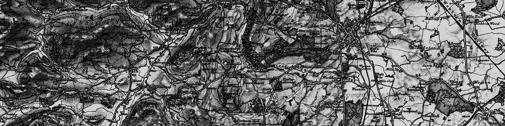 Old map of Tyn-y-coed in 1897